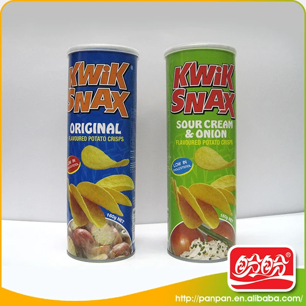 
halal snacks Canned packaging OEM potato chips 