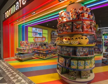 Toys Store Design With Display Showcase 