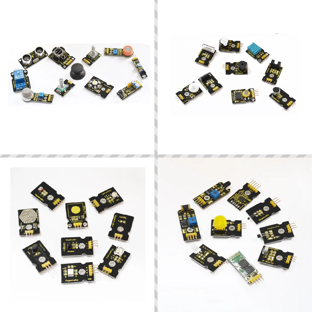 New Keyestudio Sensor Kit 37 In 1 Box Sensor Module For Arduino Sensor