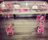 for banquet party fashion riser retail clear acrylic wedding table