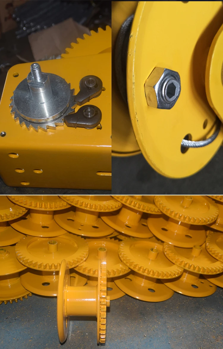 Rope Hand Winch Lowes With Friction Brake 300kg Aluminum Lift Hand