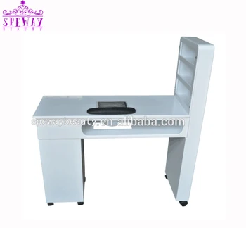 Double Nail Table Portable Manicure Table Nail Station With Dust