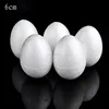 60mm white decorative styrofoam easter plastic eggs same big as real egg Children DIY fake polyfoam eggs