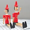 Classic wooden toys child's fairy tale Pinocchio puppet toys for sale