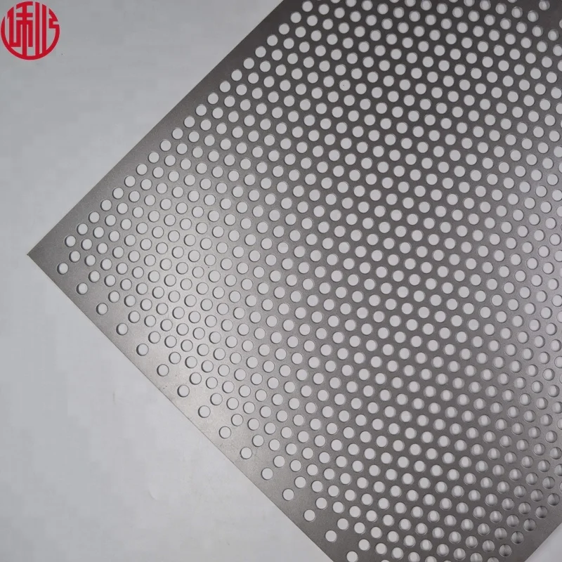 2mm Hole Size And 4mm Pitch Stainless Steel Perforated Metal Mesh For ...