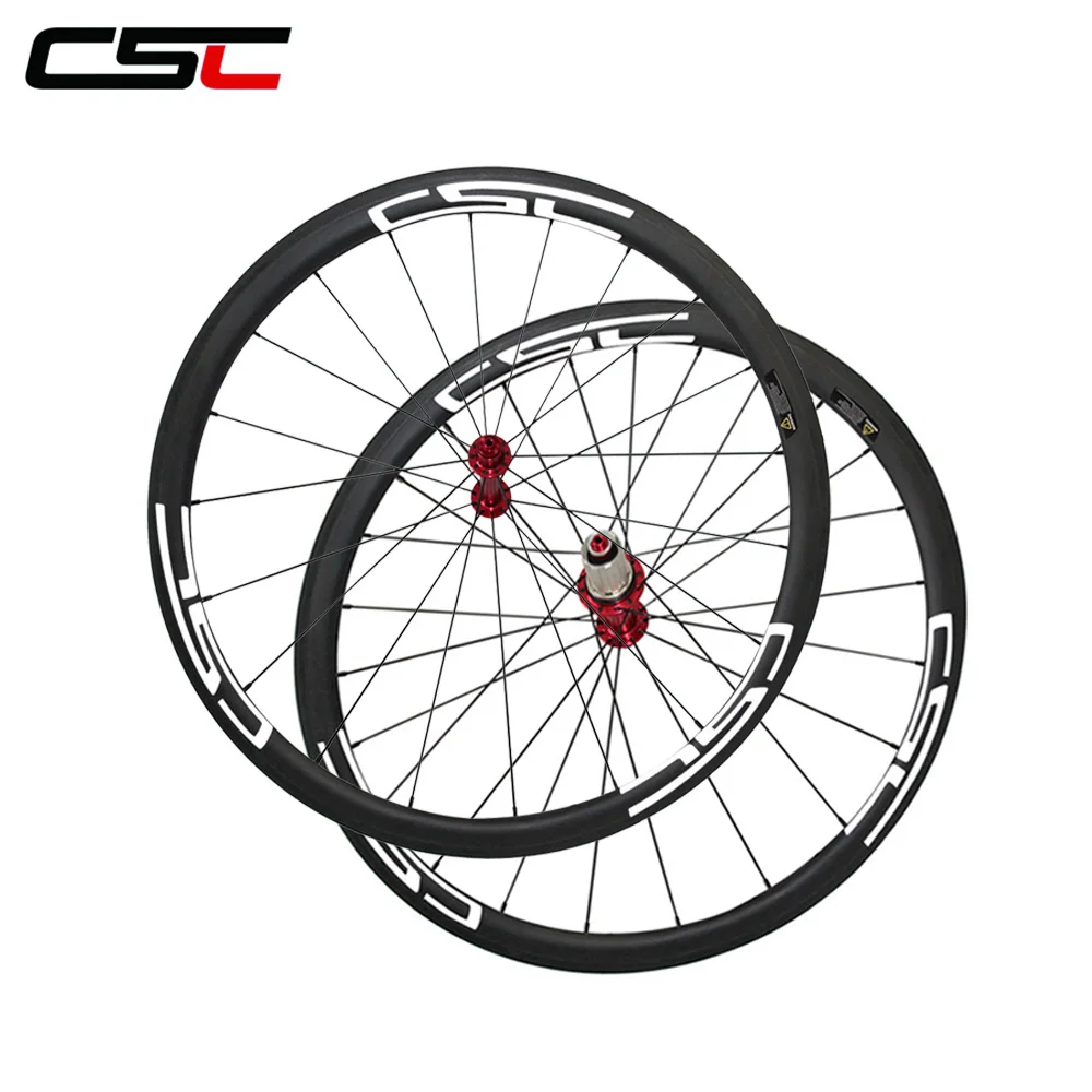 

1190g Only 700C 38mm Tubular Chinese road Bike wheels