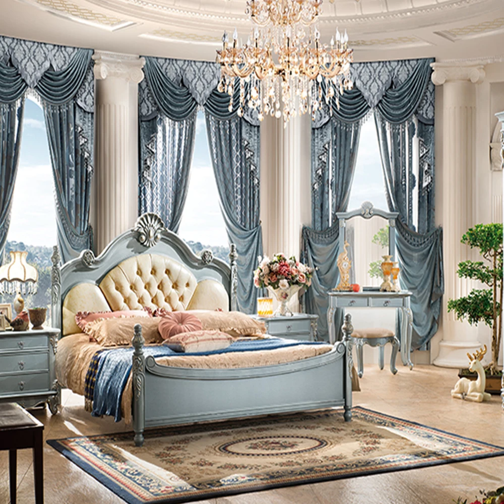 2016 de antieke luxe kingsize hout slaapkamer meubels set/franse ...