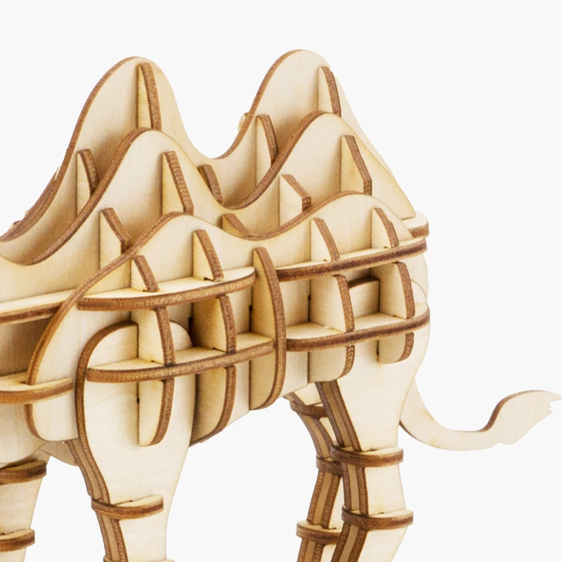 Robotime Wooden Kids Toys Camel Woodcraft Construction Kit For