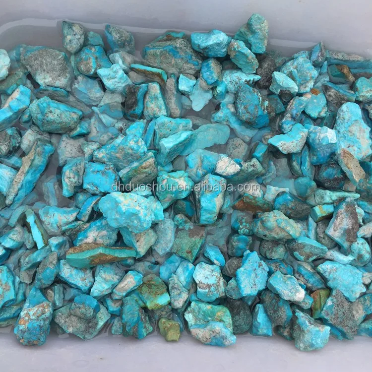 Bulk Wholesale Natural Raw Blue Turquoise Stone Rough For Jewelry