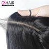 100% human hair extensions unprocessed virgin indian straight hair closures silk base middle part closure