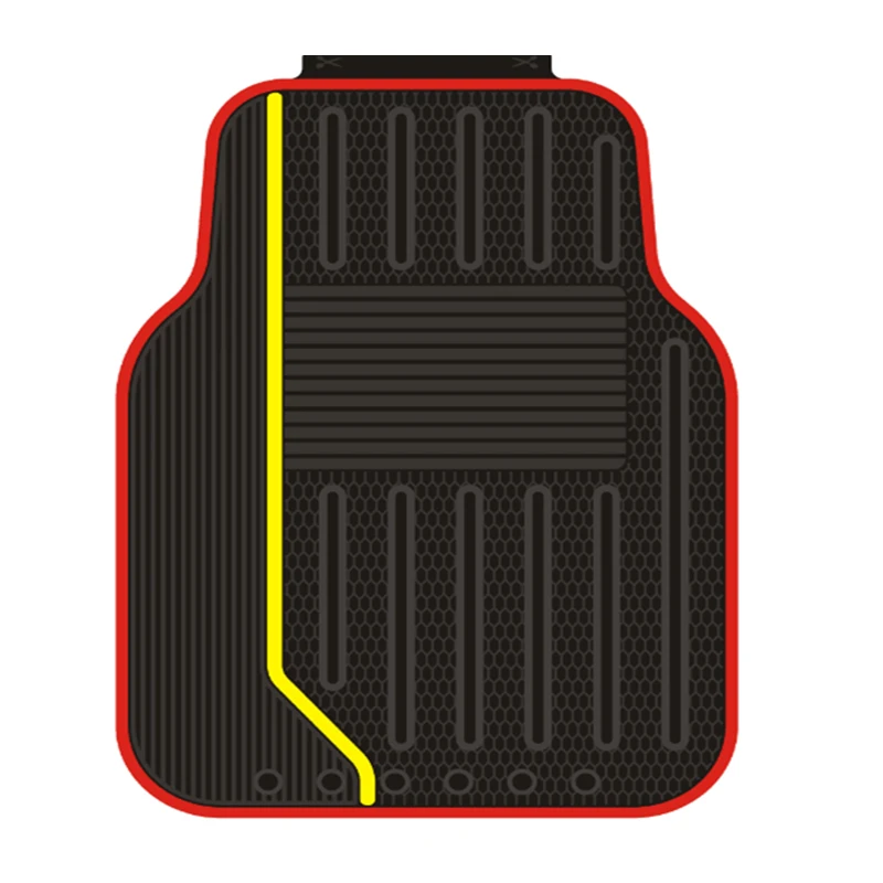 Custom Loge 4 Piece/set Vehicle Universal Pvc Rubber Car Floor Matrubber Car Mats Antislip Pvc