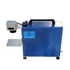Rotary Gift Engraving Machine For Ring: Logo Laser Print On Metal 10/20 Watts Portable Fiber Laser Marking Machine Metal
