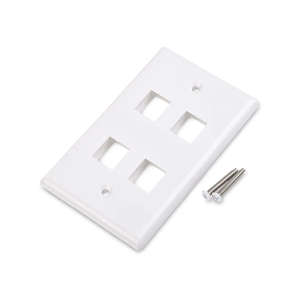 Glory 4 Port Network Keystone Jack Face Plate Buy Keystone Jack Face