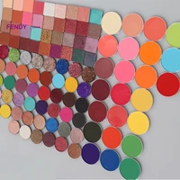 

Metal tin eyeshadow Cosmetics Makeup Single Eyeshadow Pan Single pressed Eyeshadow high pigment cosmetics private label