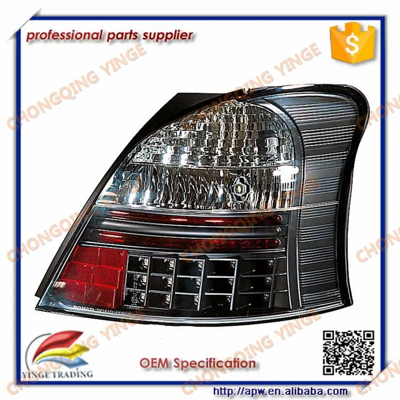 Fortoyota 0612 Yaris Led Tail Light Smoke Black Style Buy Yaris Led