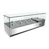 VRX 1000/330 Glass Cover Table Top Salad Bar Cooler
