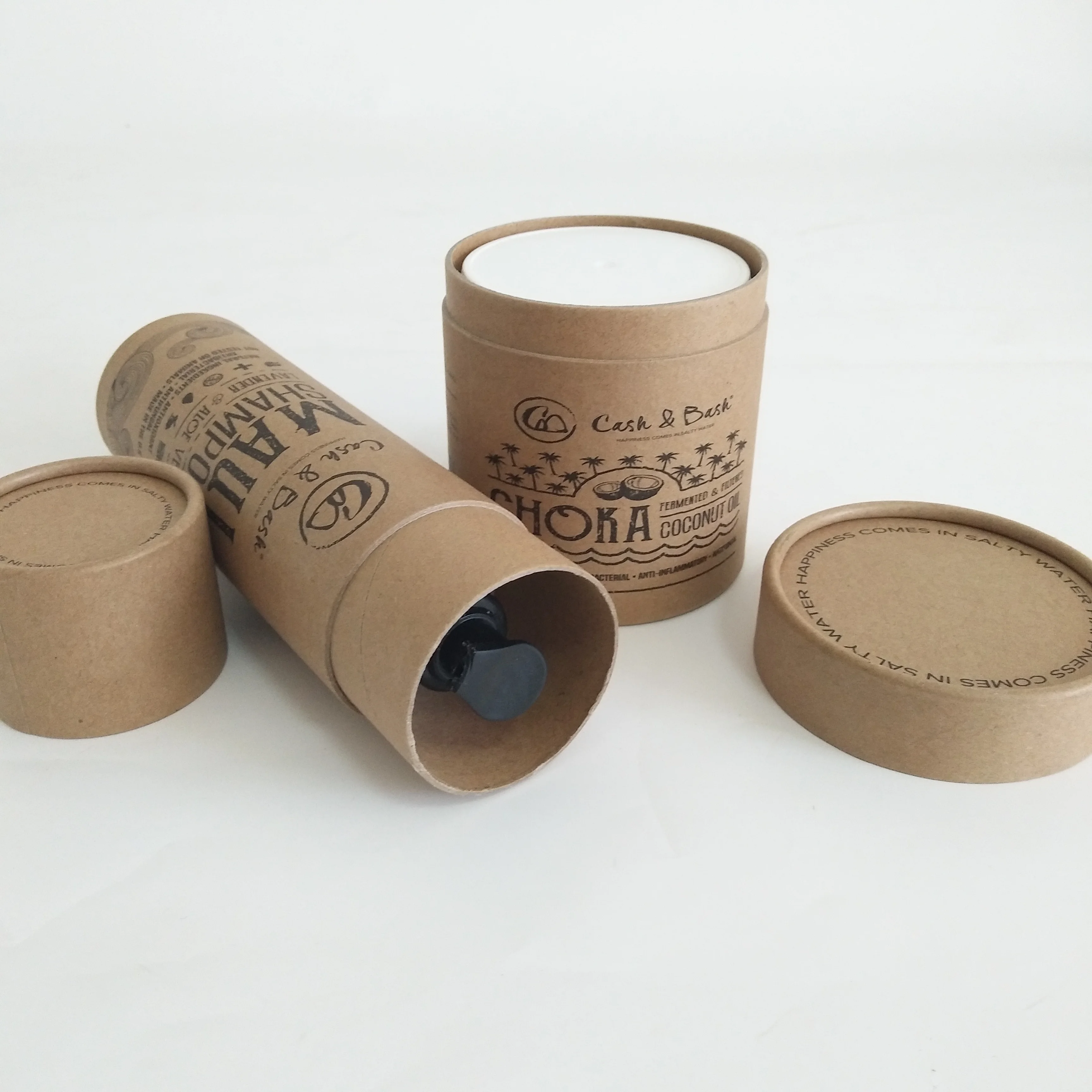 High Quality Eco Friendly Material Round Cylinder Kraft Paper Cardboard
