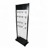 Floor mobile metal wire grid panel display rack shelving for sale