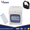 Punch card attendance machine with CE & FCC marks