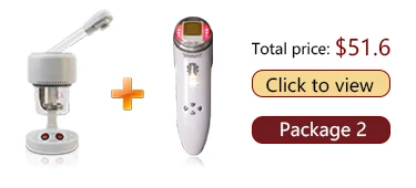 Professional portable beauty  table facial ion vapour steamer