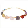 2019 Fashion Boho Shell Hair Hoop pearl Headbands for Women Trendy Hair Jewelry Handmade Resin stone Hair Hoop Party Gift
