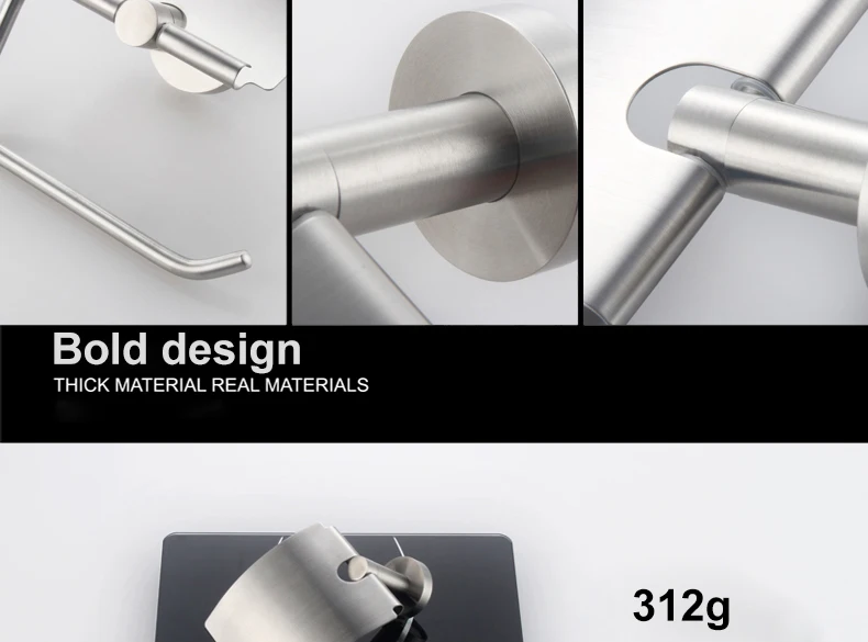 Bathroom accessories 304 stainless steel paper towel holder