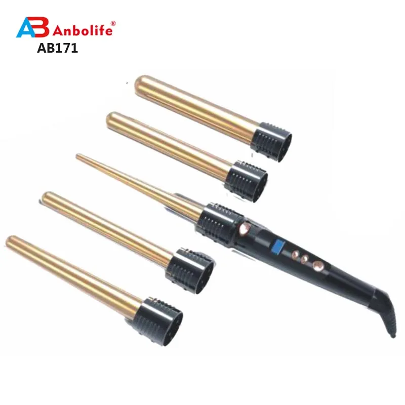 Different Types Of Hair Curlers Curling Iron With Adjustable Temperature