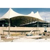 China supplier large-scale shopping center shade tents PVDF tensile membrane structure engineering construction