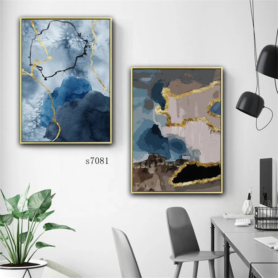
Framed Painting Canvas Printing Modern Decorative Painting Abstract Painting Wall Art Print 