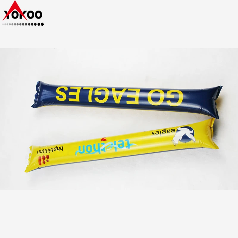 
PE inflatable stick, thunder stick, inflatable cheering stick for sports events or cancerts 