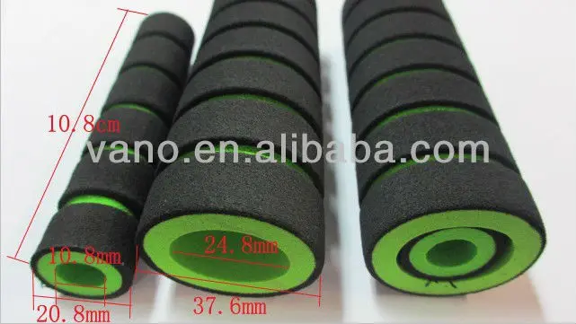 motorcycle colorful sponge rubber foam handle grips