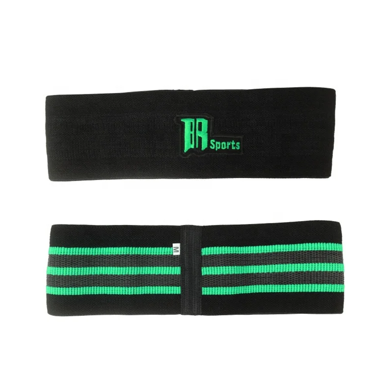 

On Sale Mini Loop Elastic Porket Gym Hip Resistance Band, Black,or custom colors