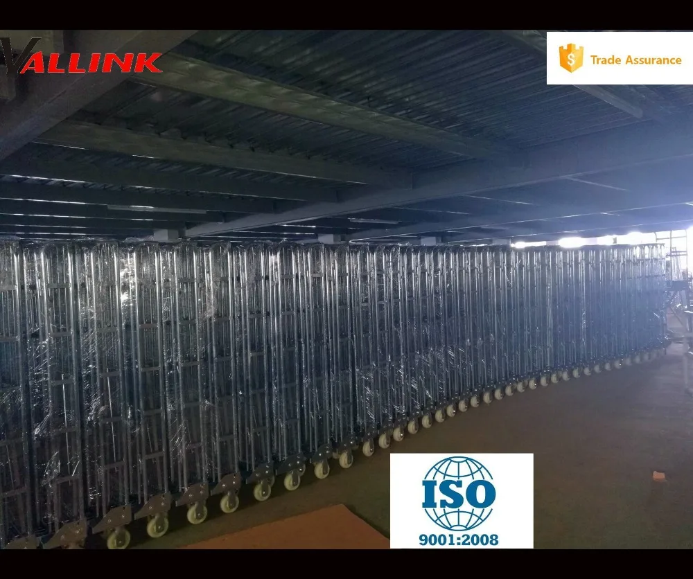 security logistic trolly with galvanized