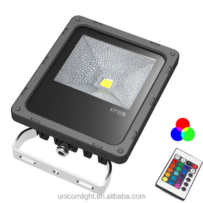 10W 20W 30W 50W Red Green Blue Die Cast Aluminum Housing Led Rgb Flood Light