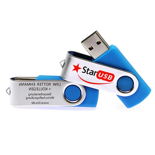 Custom Sublimation Swivel Usb Flash Pen Drive Stick 16gb Logo - Buy ...