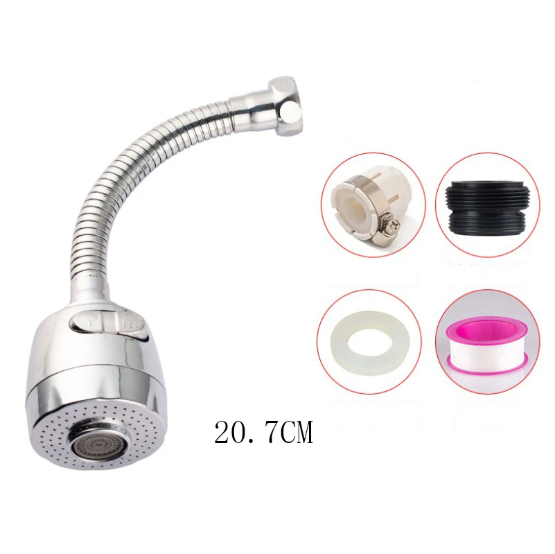 Movable Kitchen Tap Head 360 Rotatable Sink Faucet Spray Head Tap