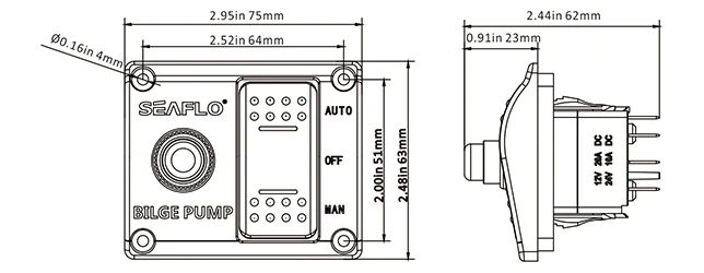 Seaflo Automatic Bilge Pump And 3 Way Switch Wiring Diagram