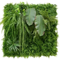 

Home Garden Decorative DIY Wall Hanging Synthetic Grass Fence Fake Foliage Green Wall Artificial Plants for Wall Decoration