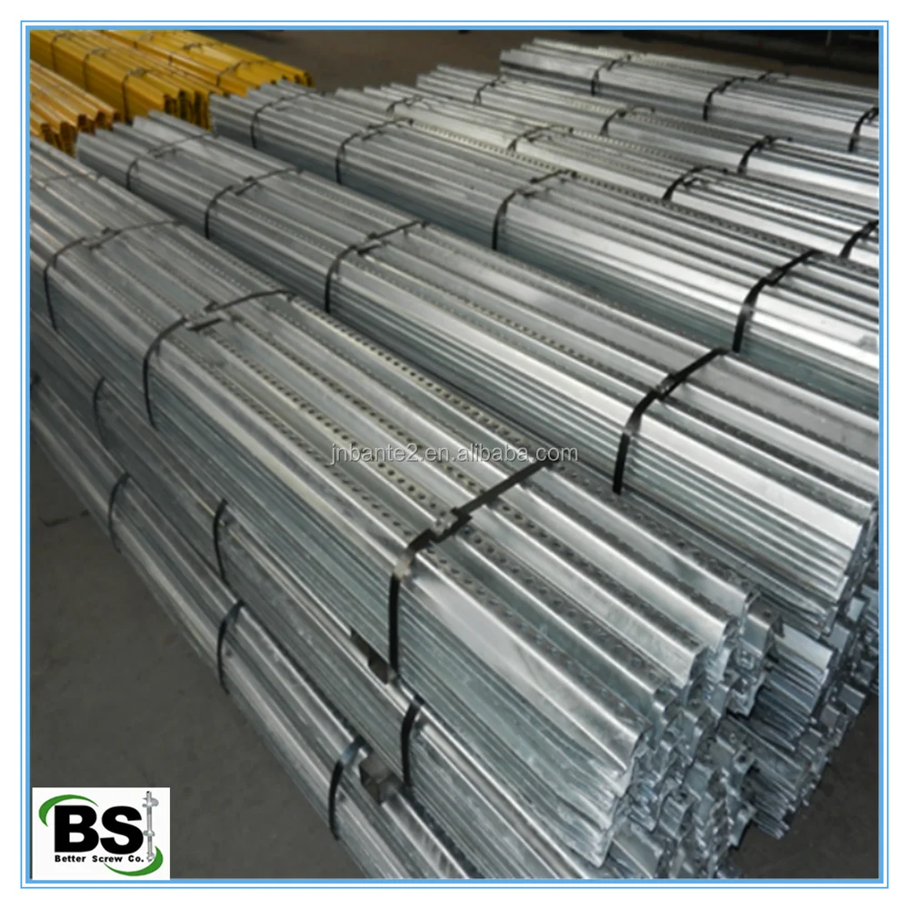 U-Channel Sign Posts feature a powder coated finish on hot-rolled