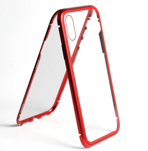 Magnetic Adsorption Metal Phone Case iPhone Max