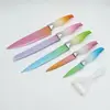 Best selling rainbow colorful knife set with comfortable handle