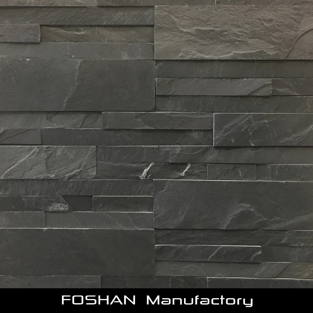 
Cheap and Hot Selling Chinese Black Blate Natural Stone Veneer 