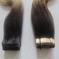 

human hair suppliers natural straight cuticle aligned raw virgin Invisible 10A silky straight invisible tape hair extensions