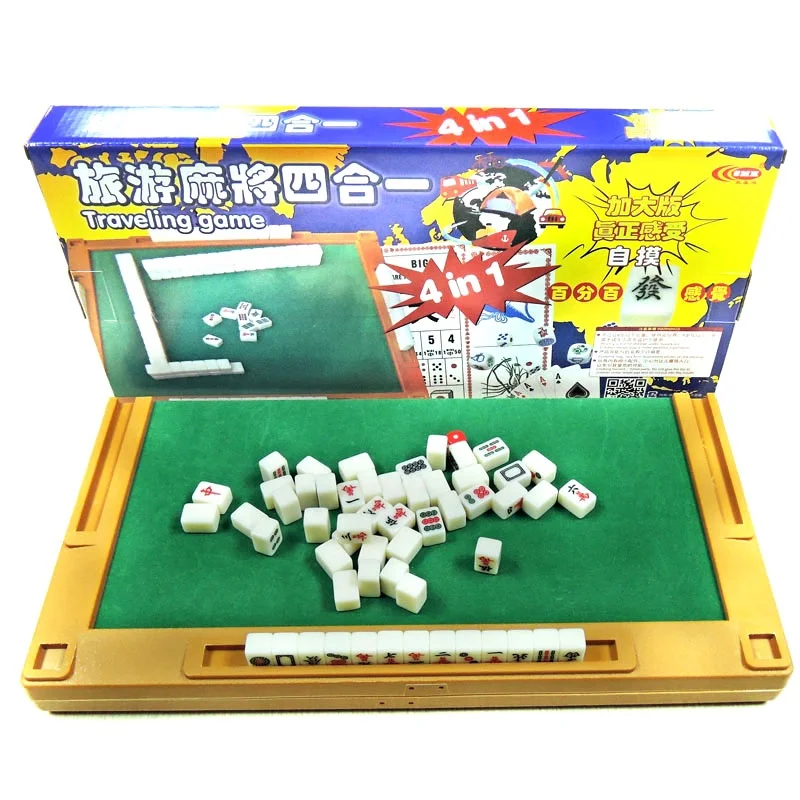 Chinese Mahjong Manufacture Custom High Quality Travel Acrylic Mahjong