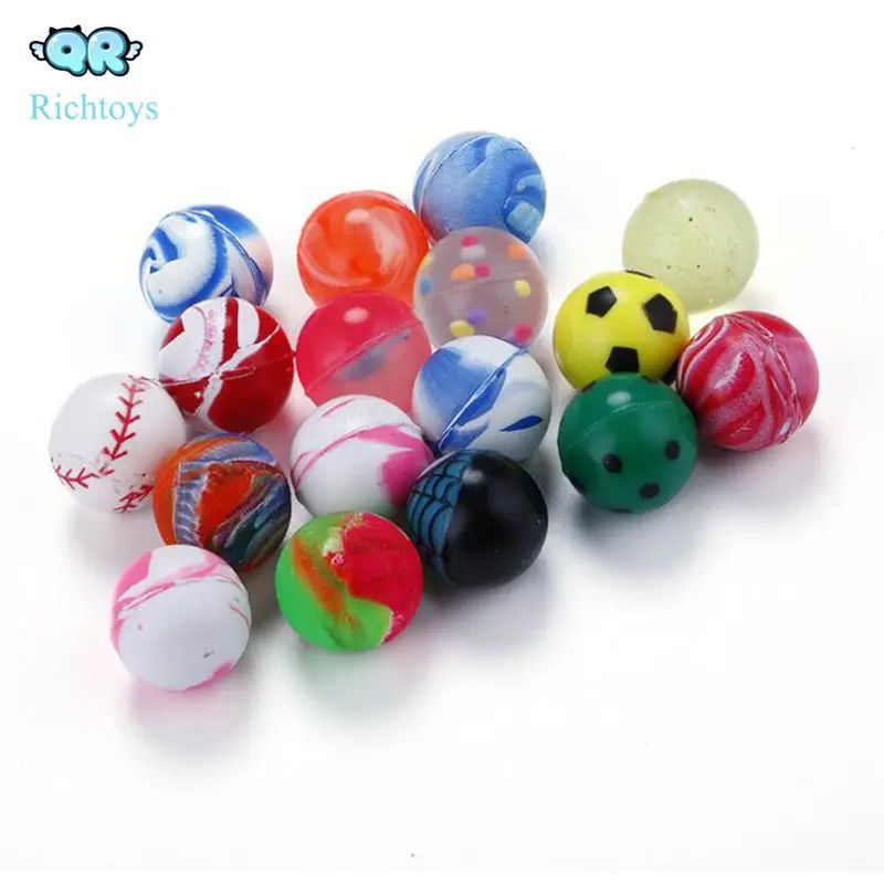 Custom Printed Logo Bouncy Ball Rubber Bouncy Balls 27mm 32mm 35mm 38mm