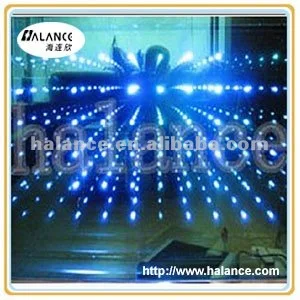 twinkle crystal 3D effect glass fiber optic lighting