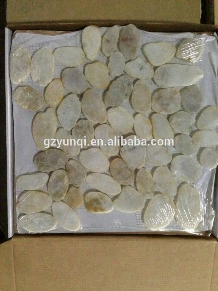 Outdoor Multi Color Pebble Stone Epoxy Flooring Cobble Stone For