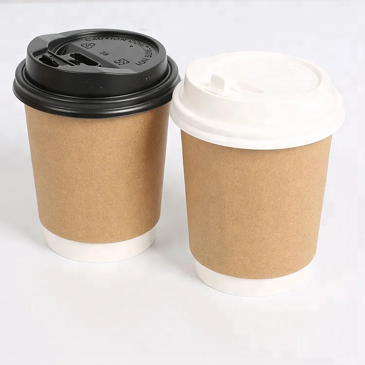 一次性双壁纸咖啡杯