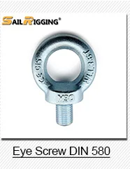 C15 m10 drop forged din580 lifting eye bolt