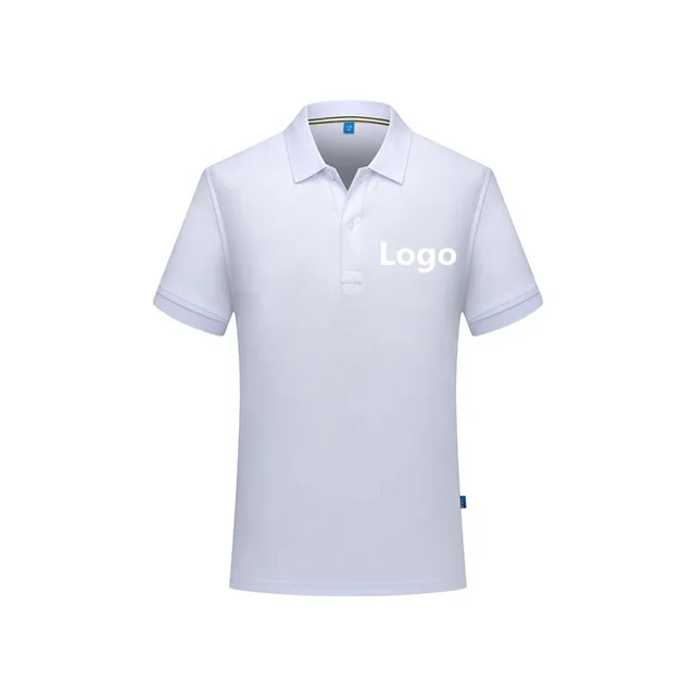 

Custom Made White Original 100% Cotton Golf Club Sports Polo T Shirts